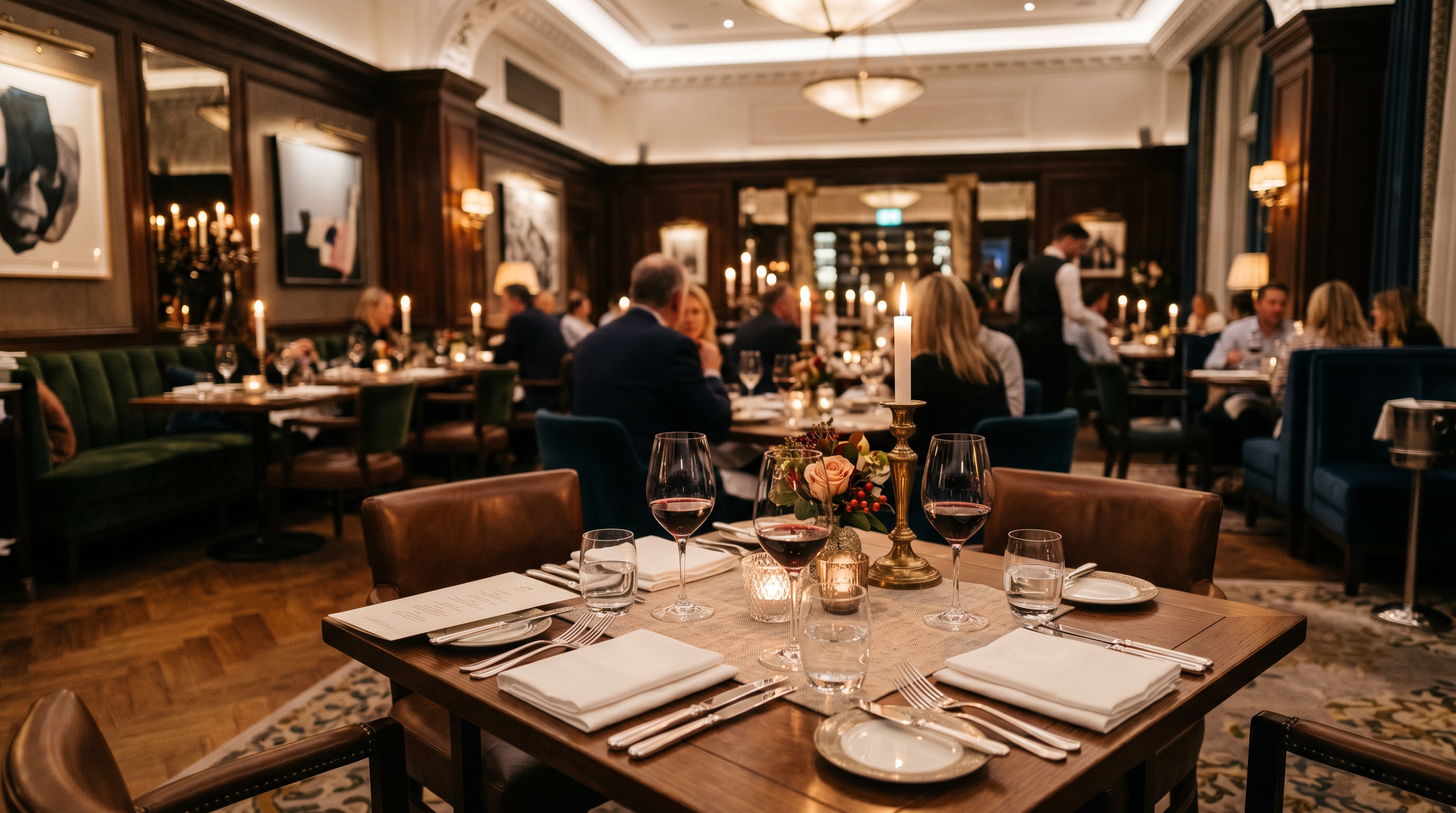 Fine dining restaurant at UKRankingSite hotel